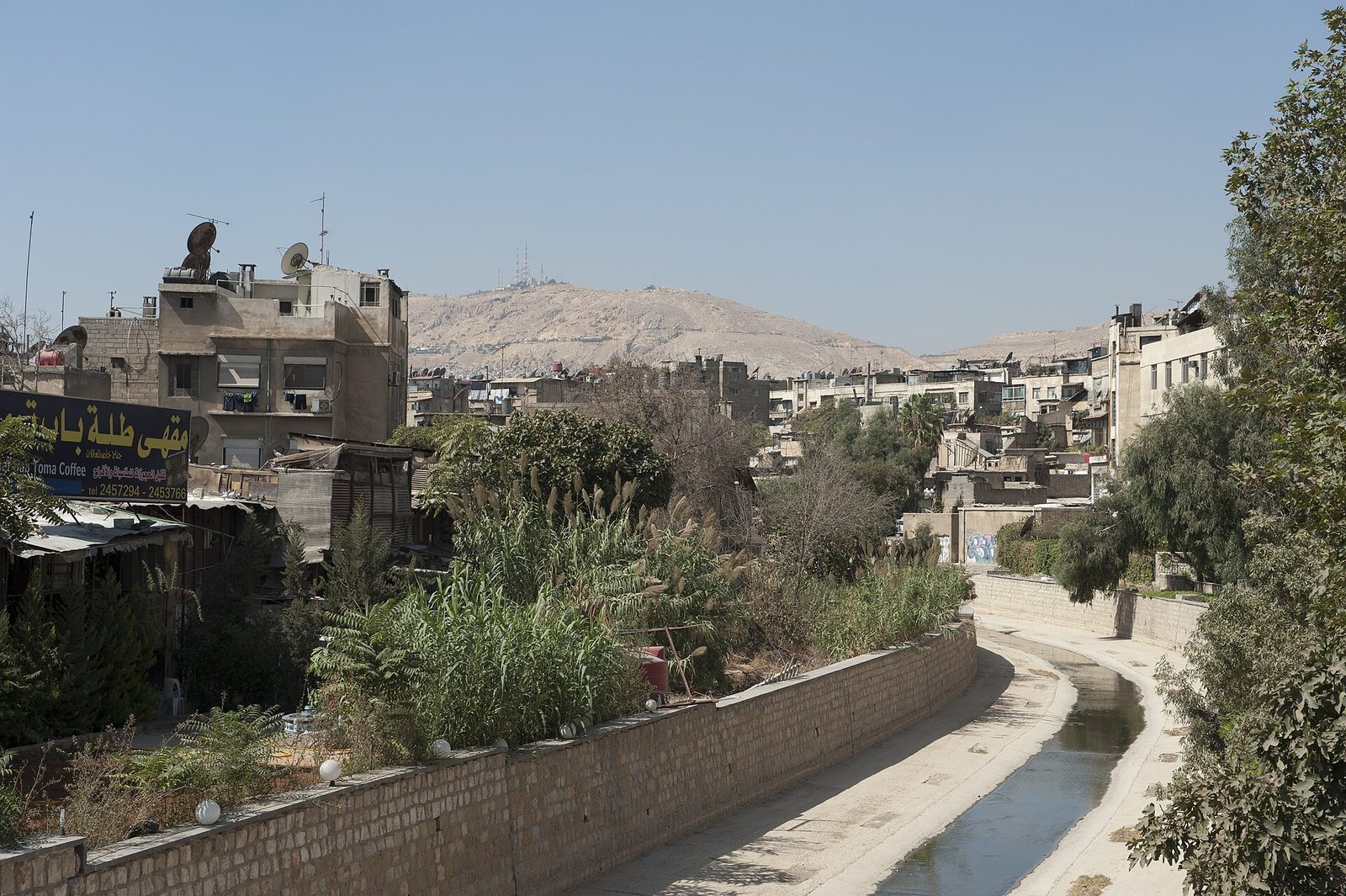نهر بردى (وسط دمشق)
